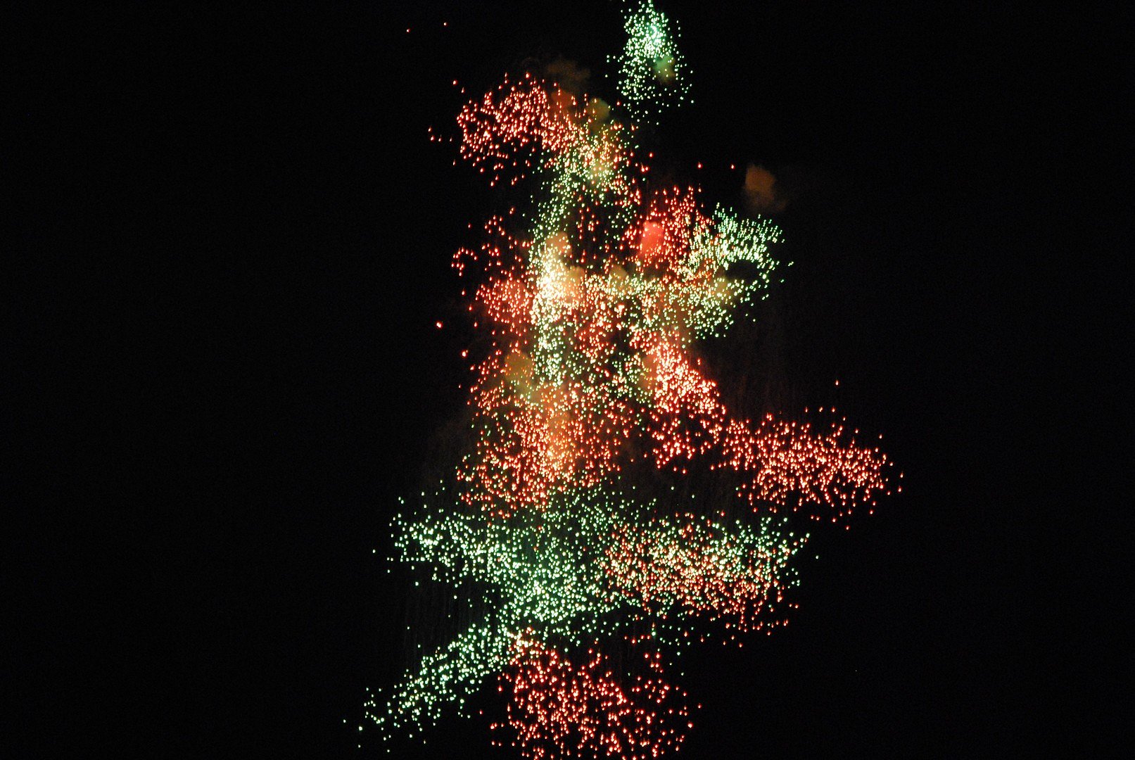 Feu d'artifice.