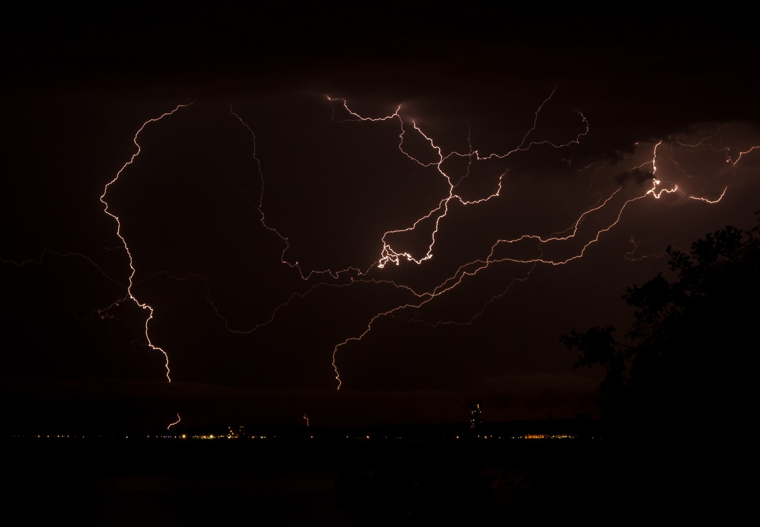 Gewitter über der Ostsee