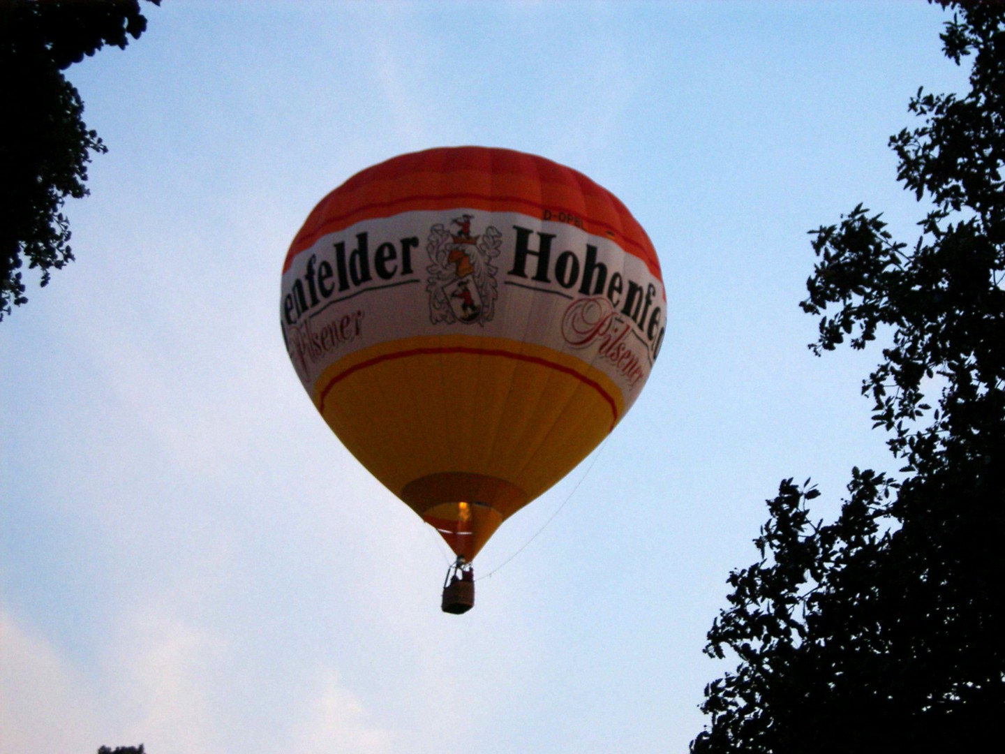 ein Ballon über meinen Balkon