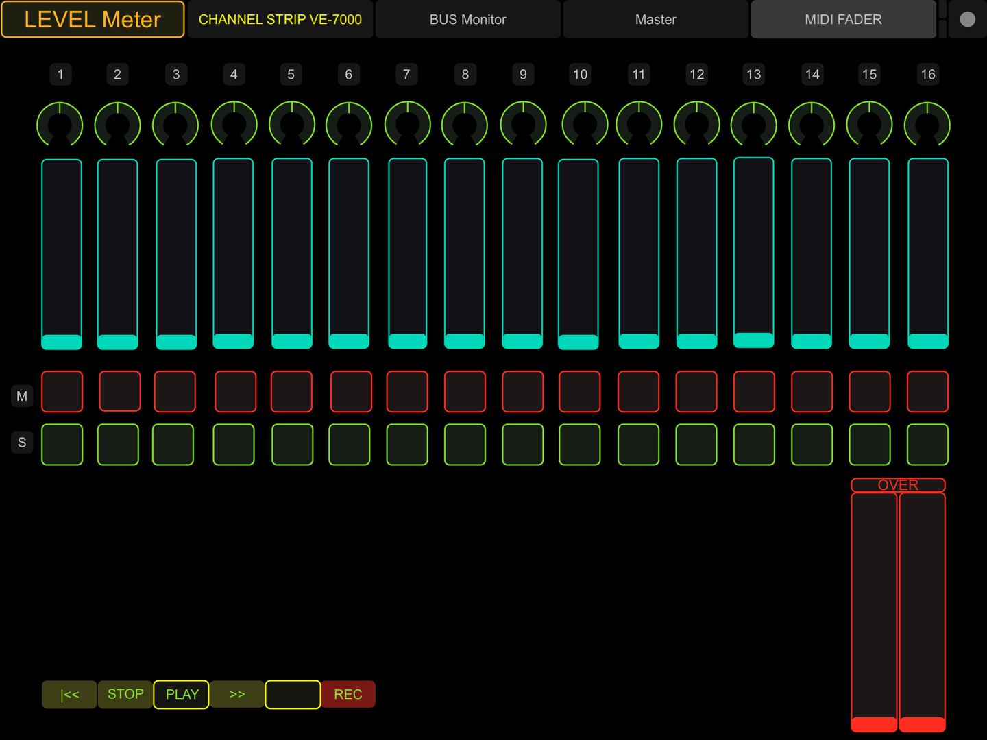 TouchOSC und Samplitude am iPad