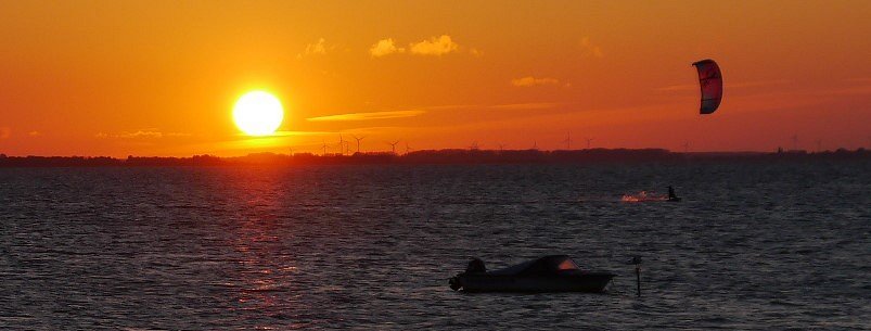 Sonnenuntergang am Greifswalder Bodden