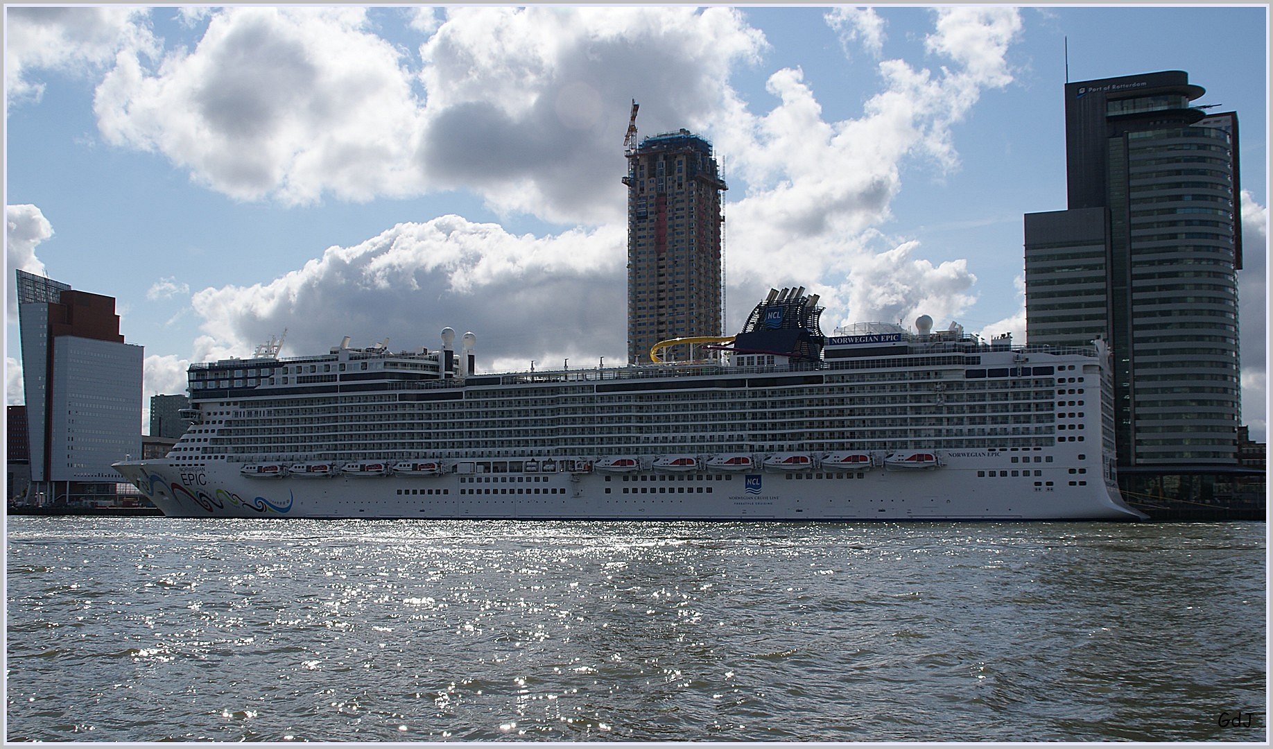 Schip in Rotterdam