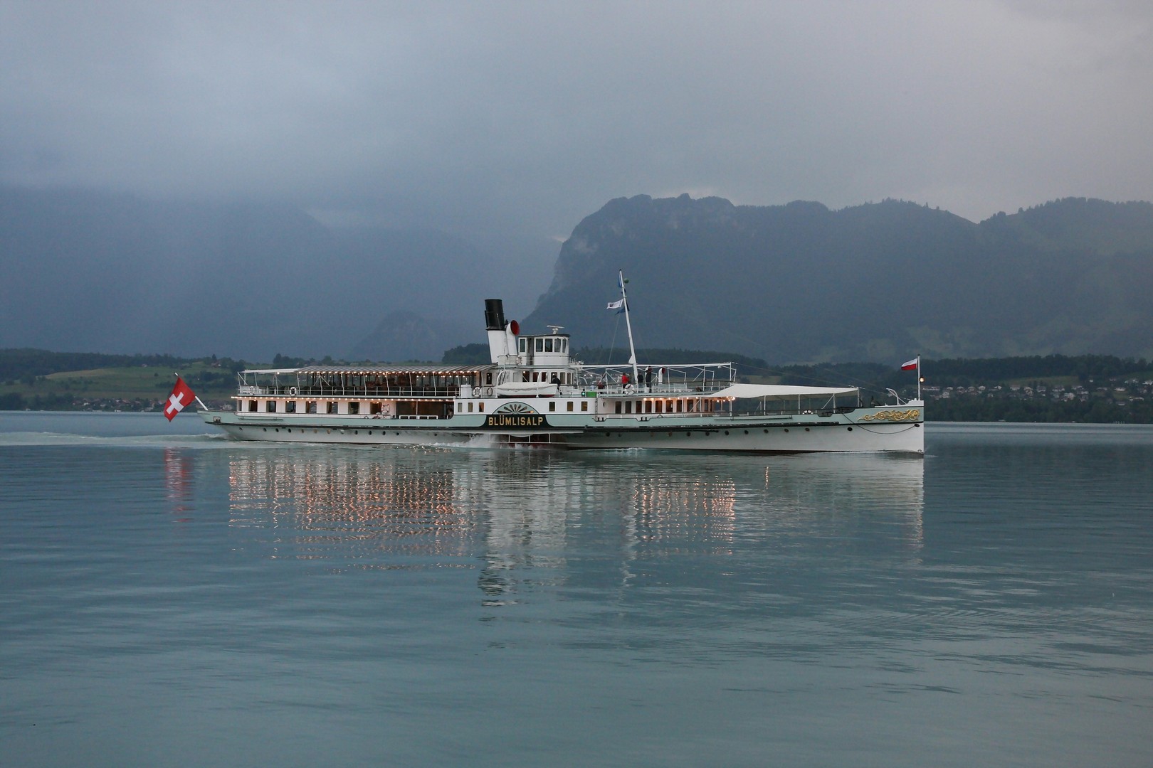 Die Königin auf dem Thunersee