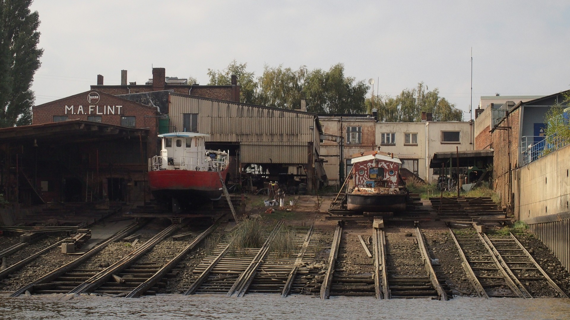 Kutter im Trockendock