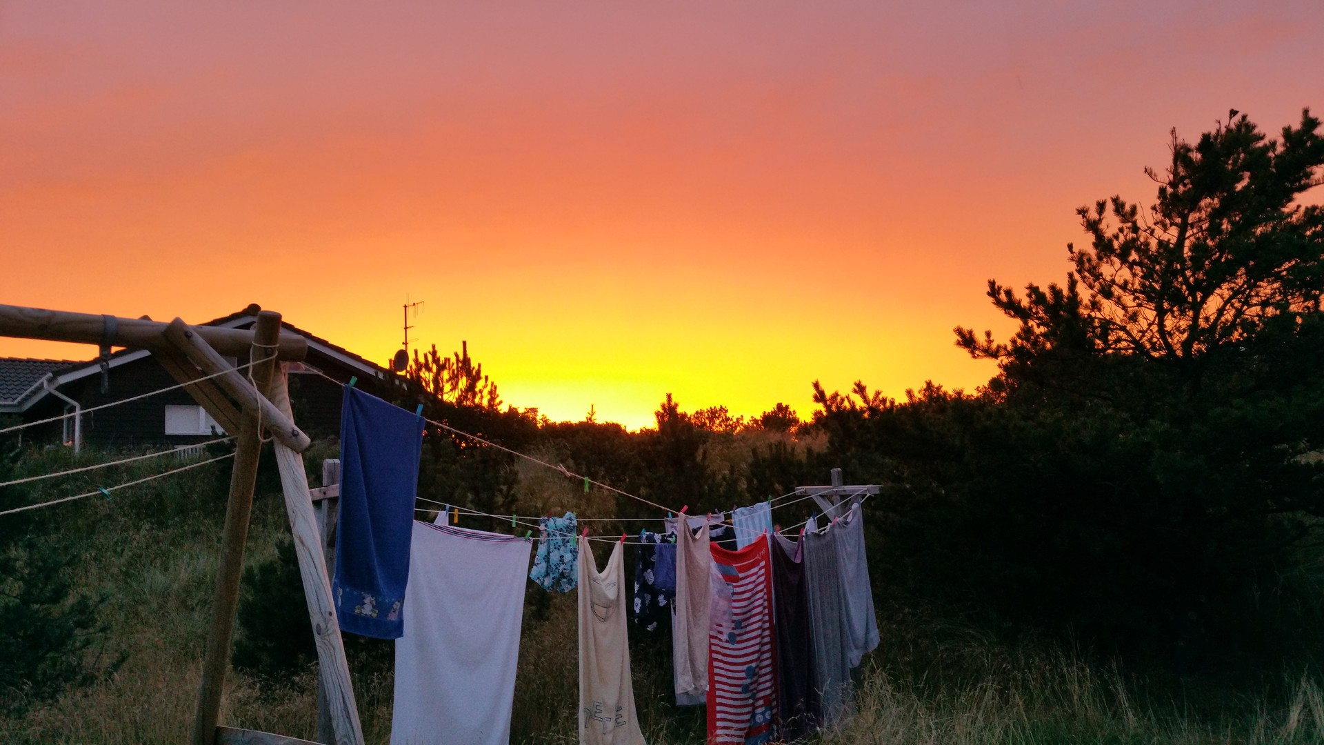 Sonnenuntergang in Dänemark