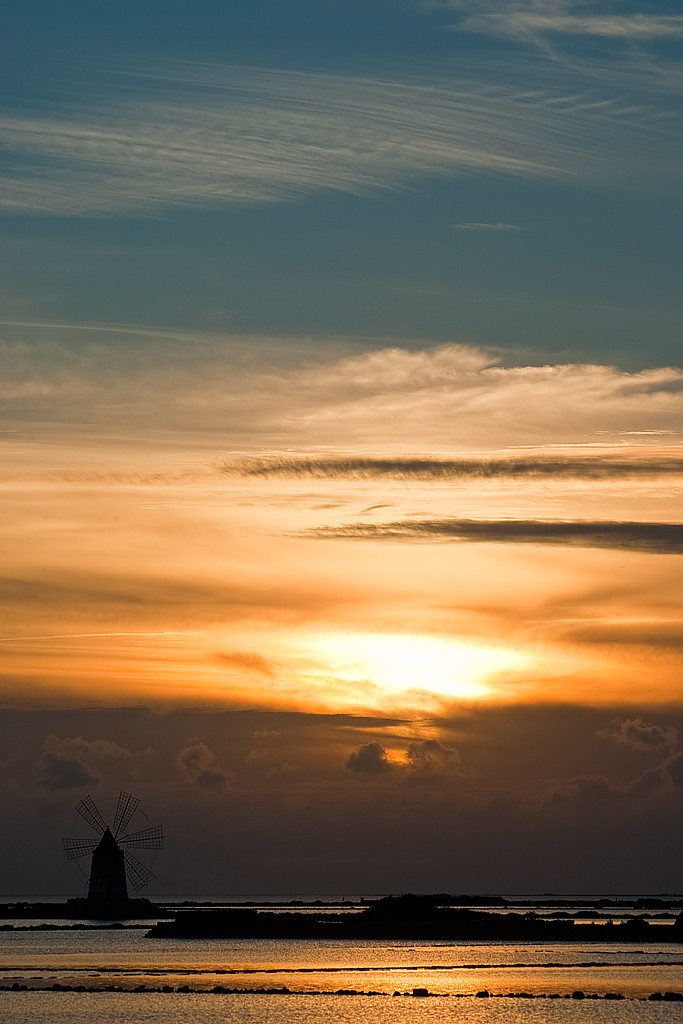 Tramonto  a Marsala