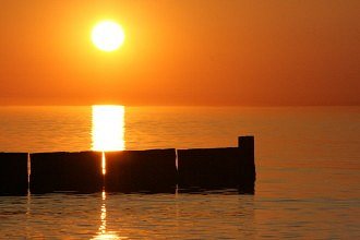 Sonnenuntergang an der Ostsee