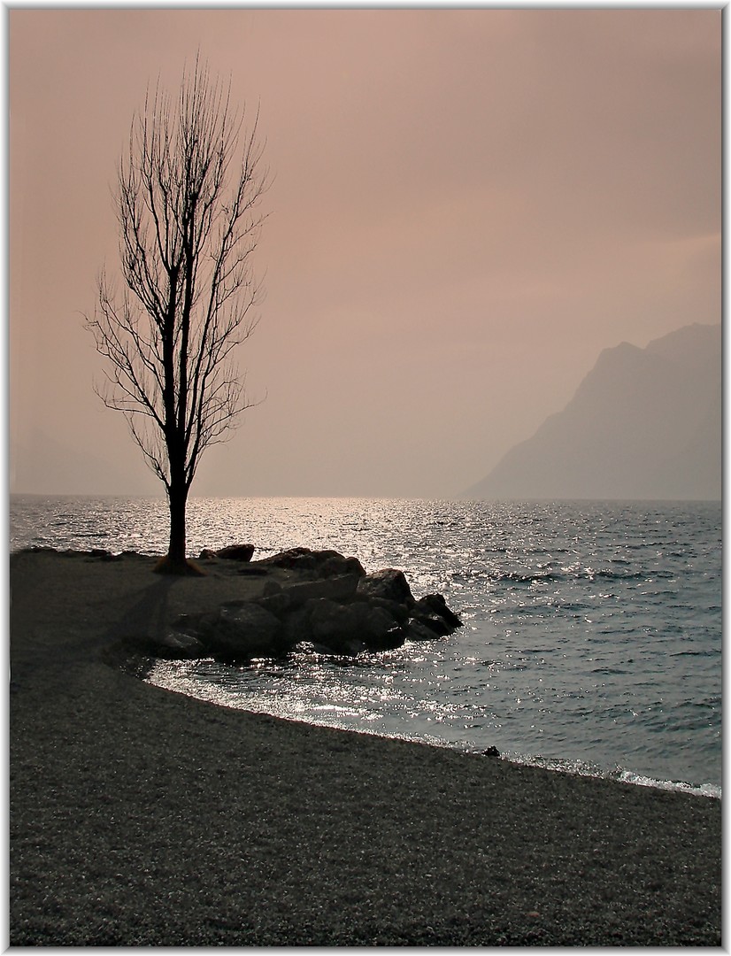 Abendstimmung am Gardasee