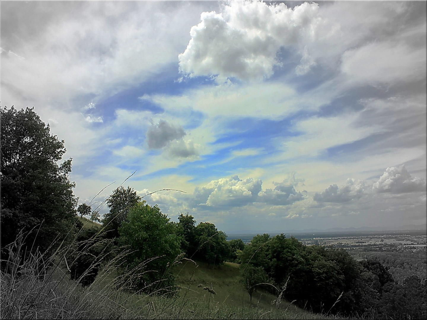 das blau des Himmel,s