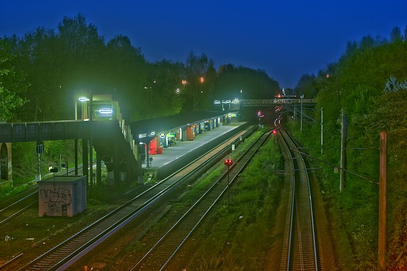 S-Bahstation in Hamburg