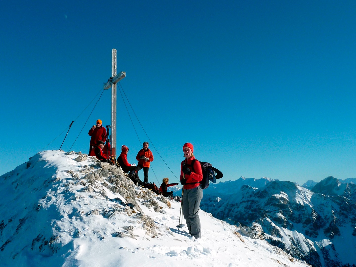 Am Gipfel vom Brentenjoch