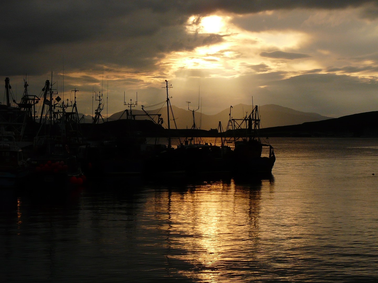 Hafen von Oban, Schottland