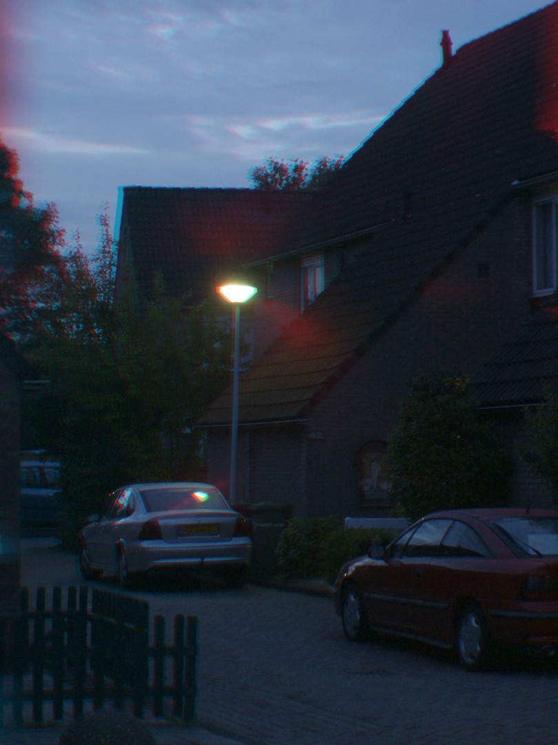 suburban / buitenwijk in de nacht