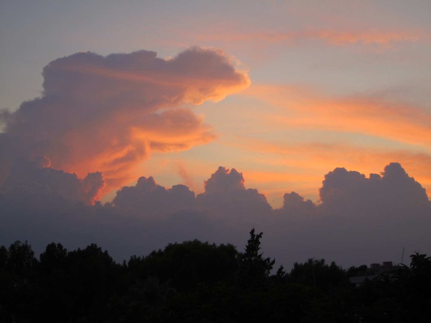 Nubes de tormenta en Palmanova (Mallorca)