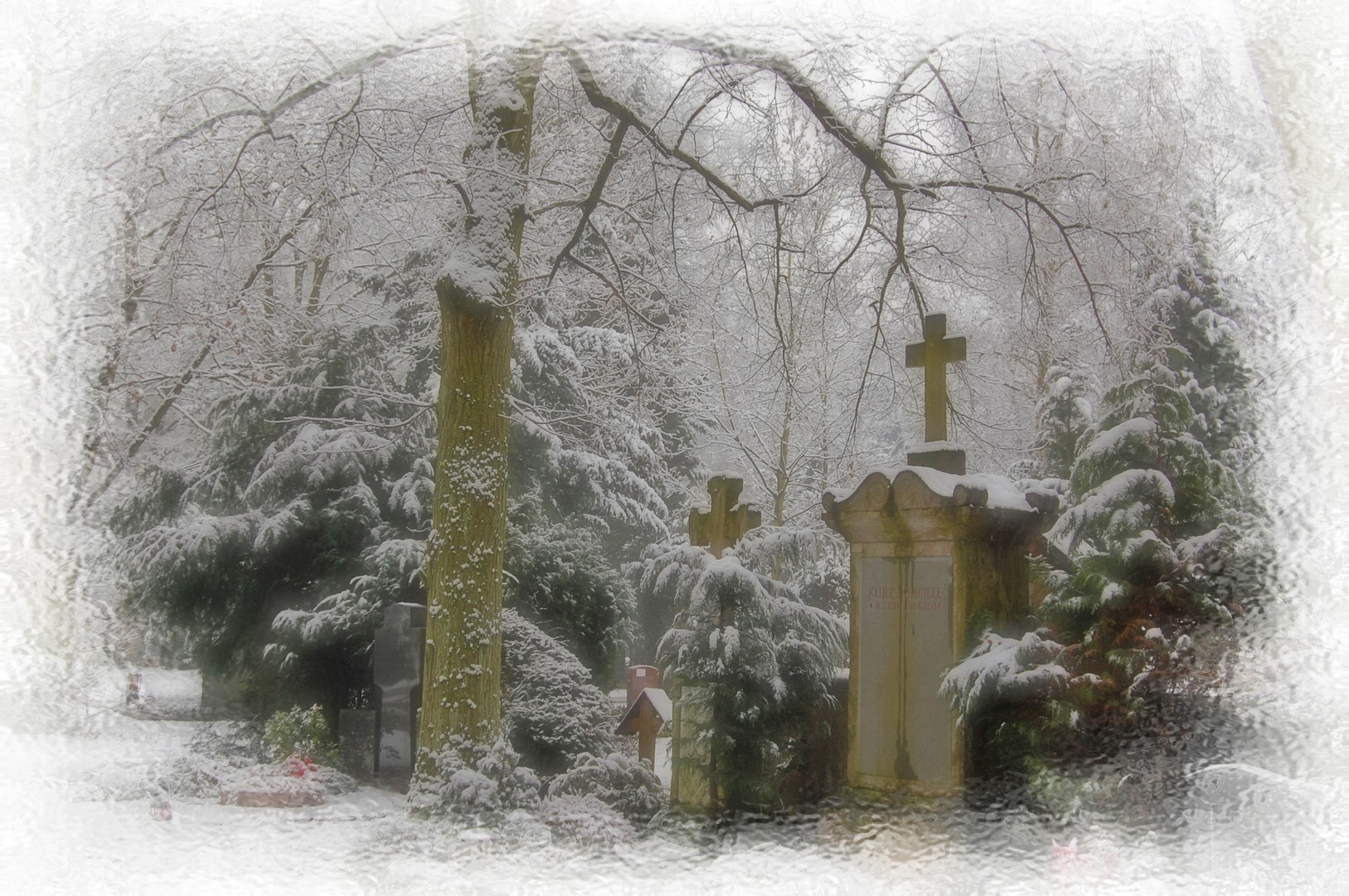 Friedhof im Schnee