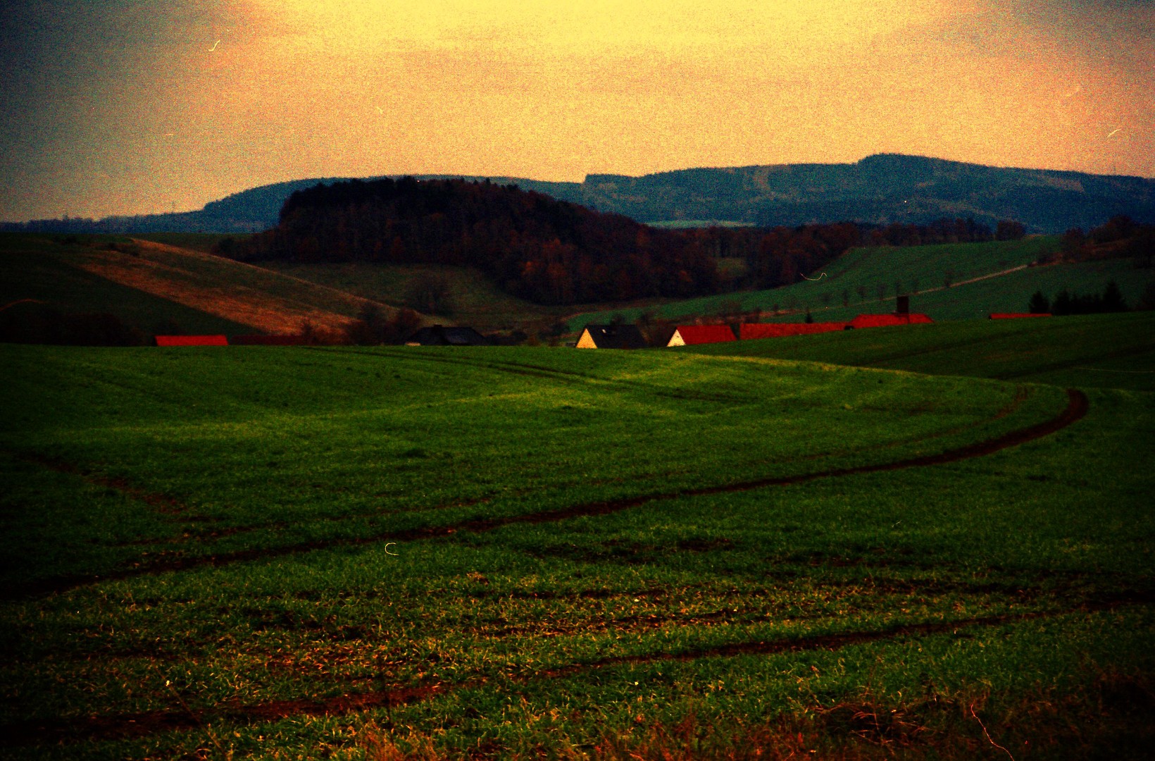 Abendstimmung im Erzgebirge