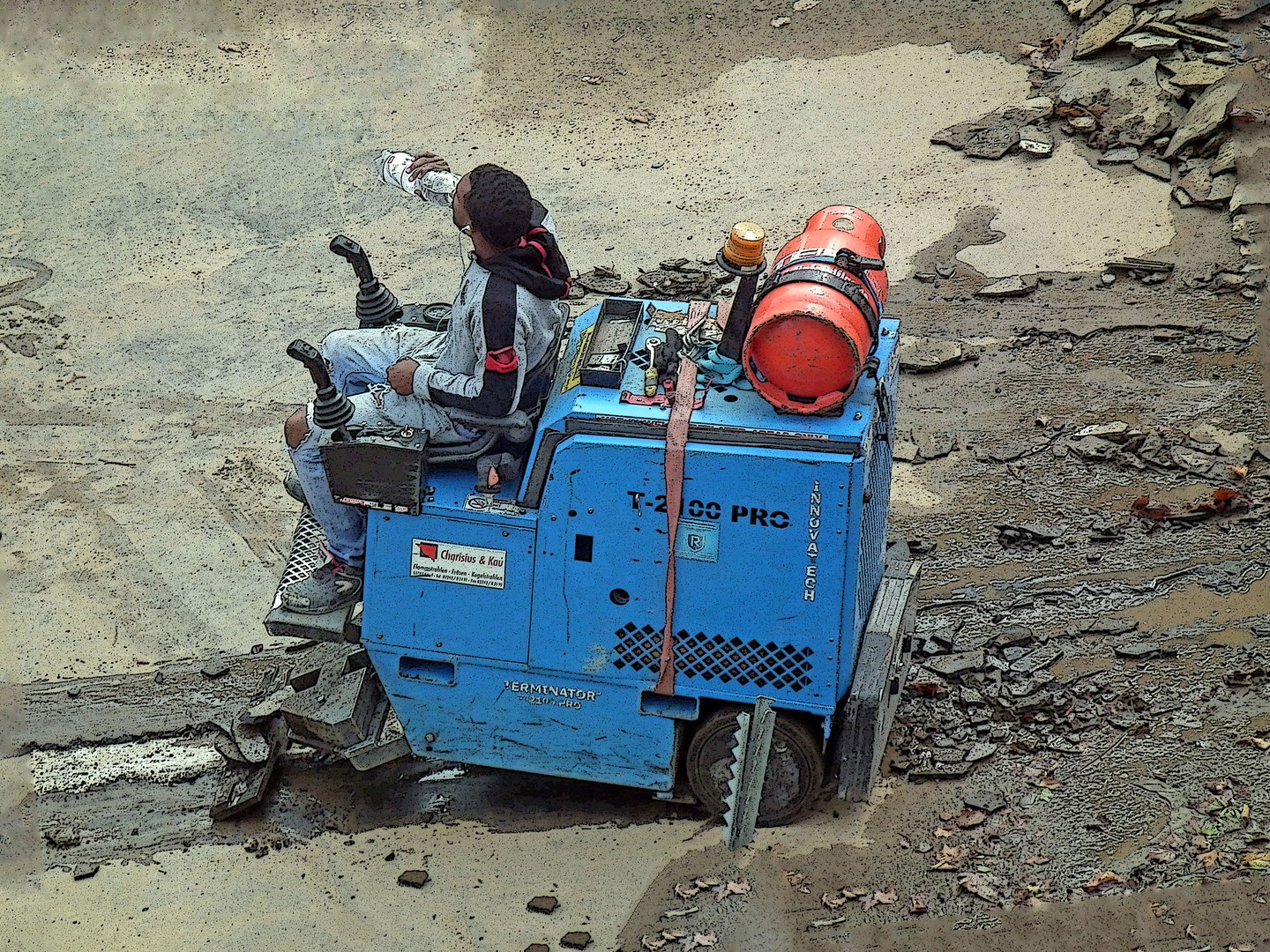 Auf der Baustelle