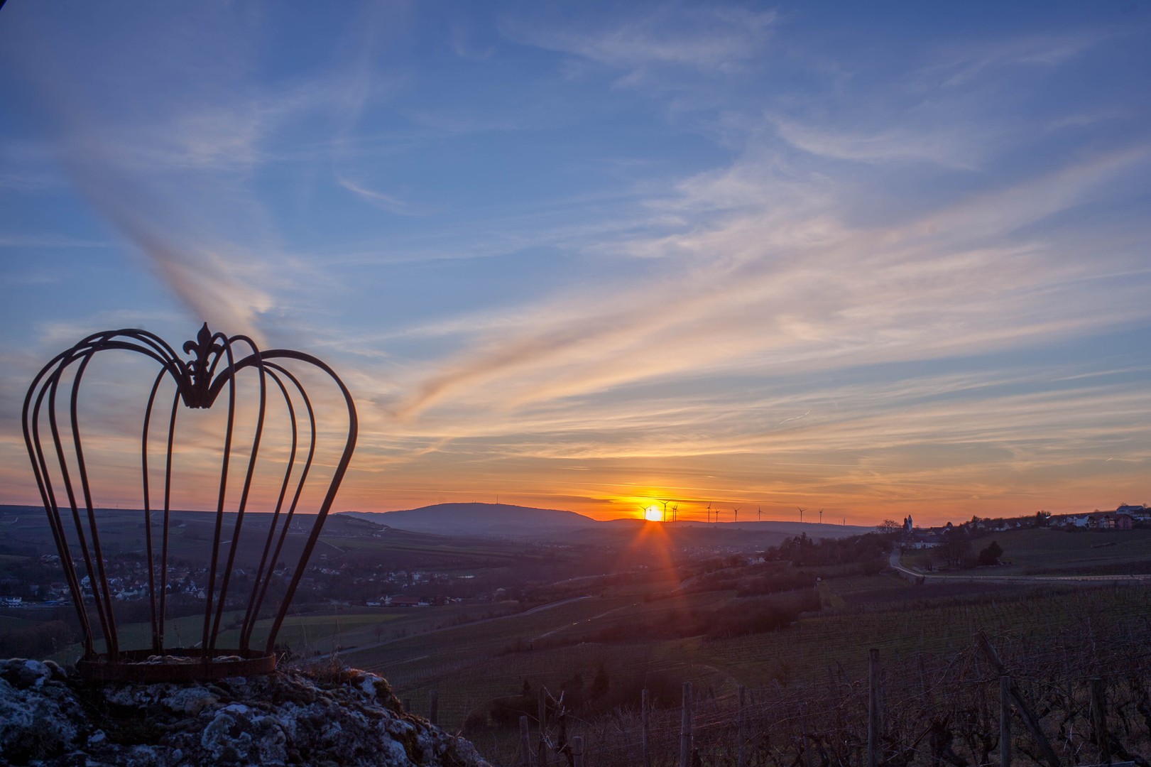 Richtung Donnersberg von Mölsheim HDR