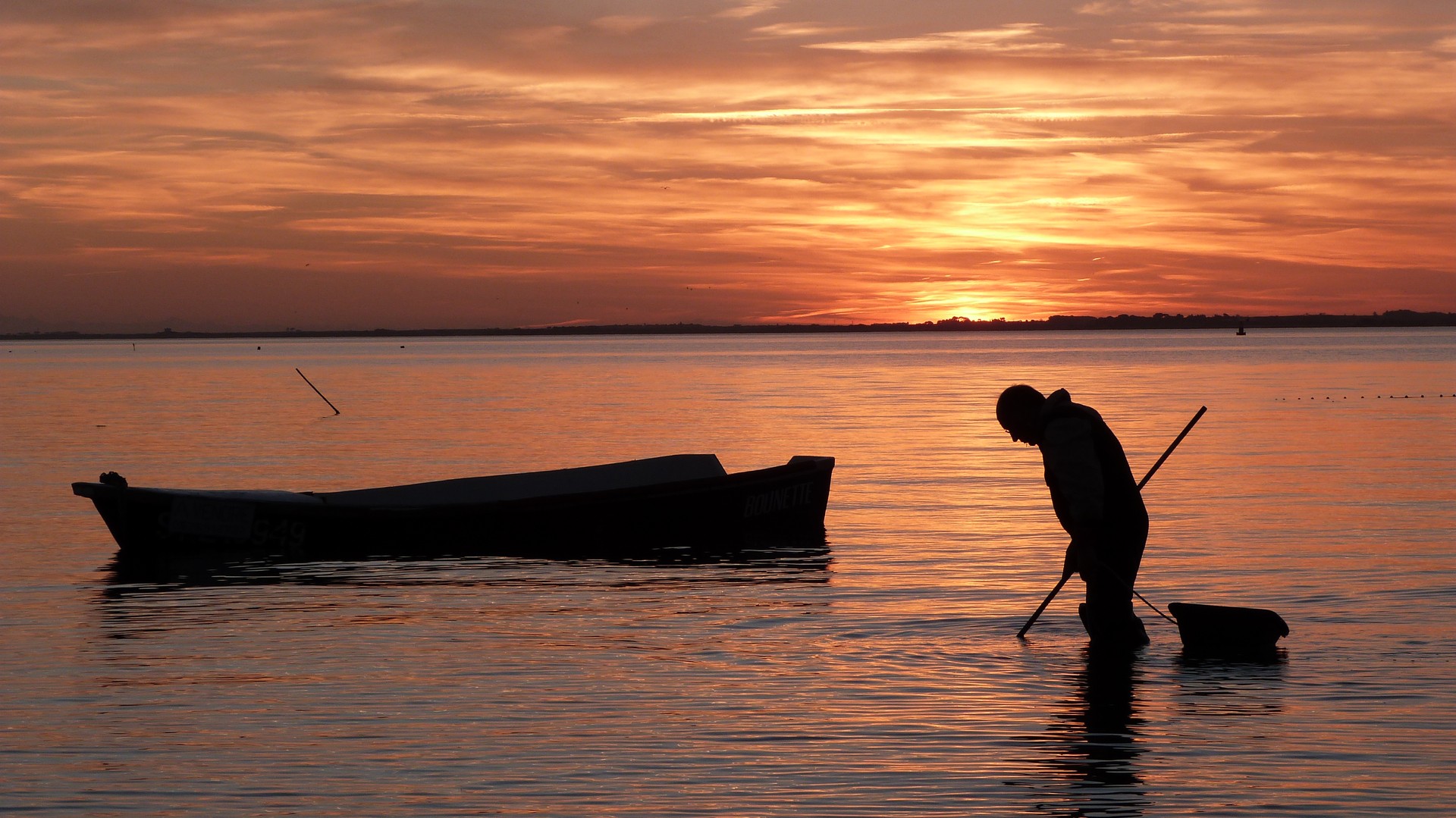 Pêche à la palourde