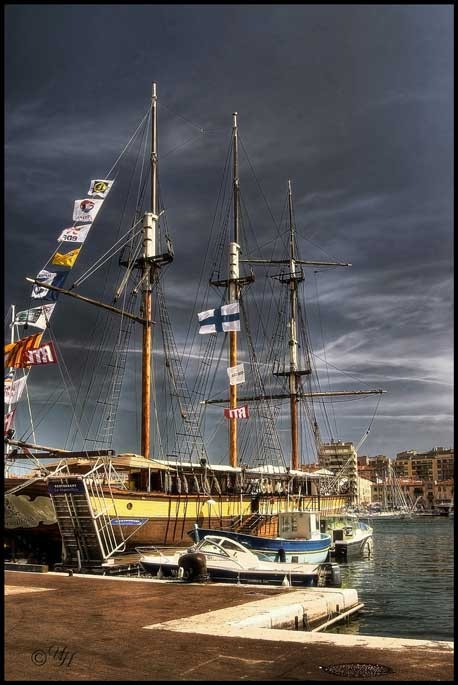 Segelschiff in MArseille