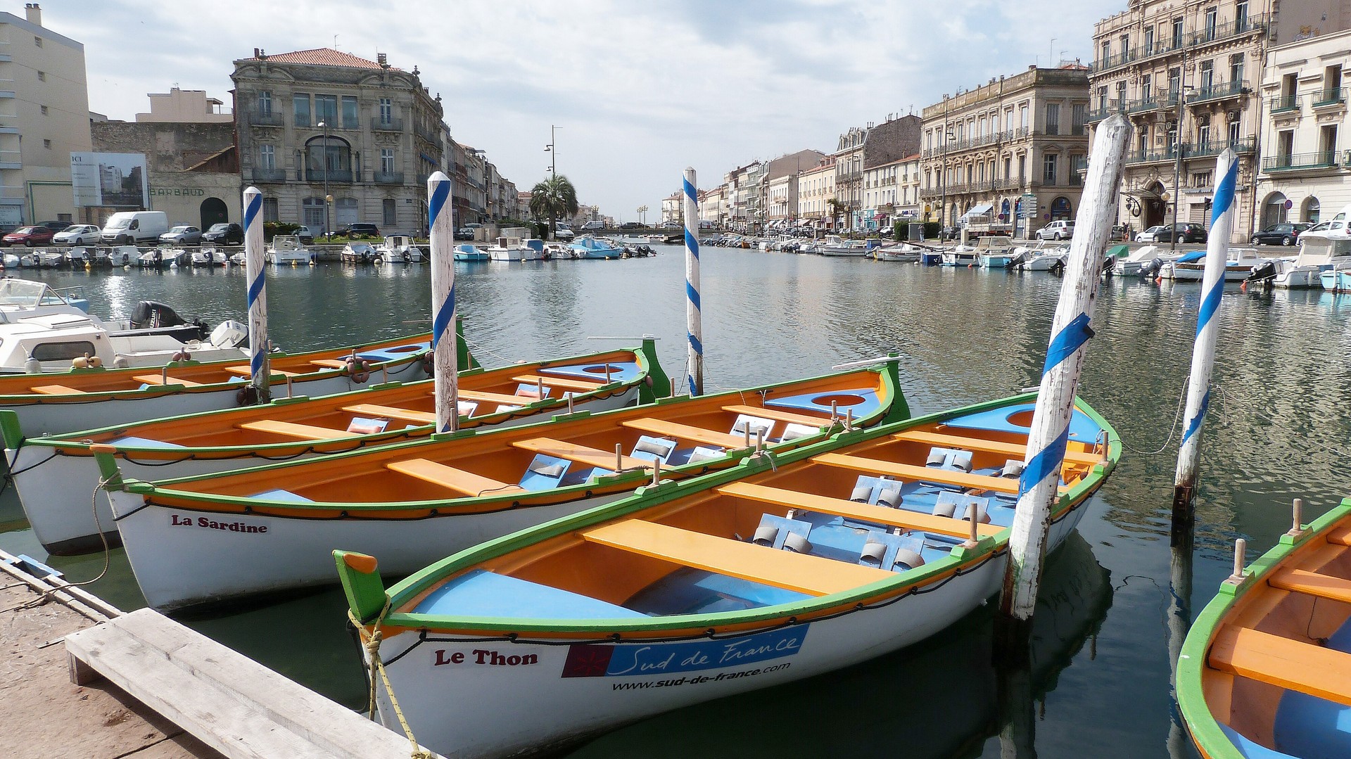 L'automne sur les quais à Sète