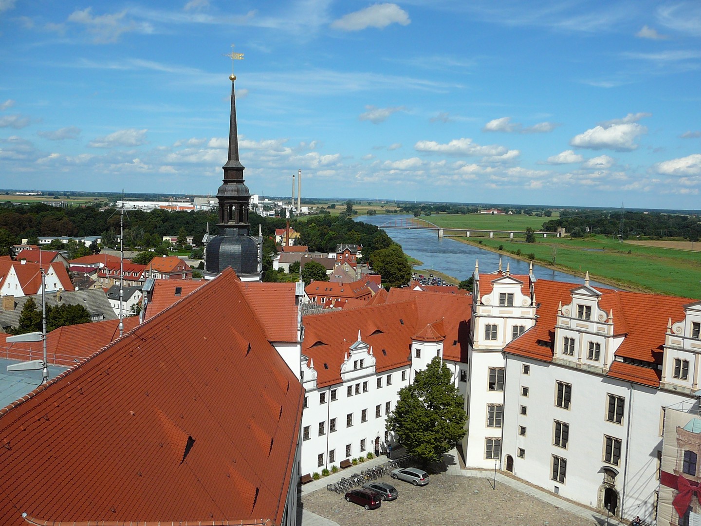 Blick über Torgau