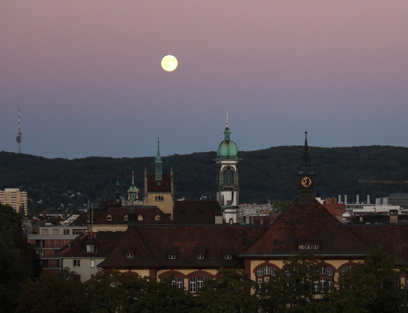 Der Vollmond ist aufgegangen