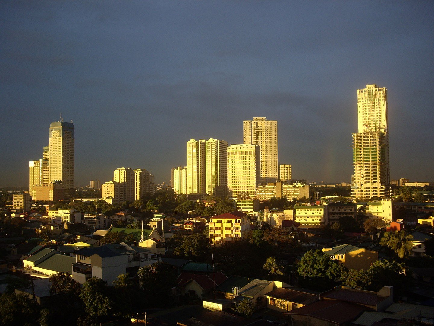 CITY SKY AT SUNSET