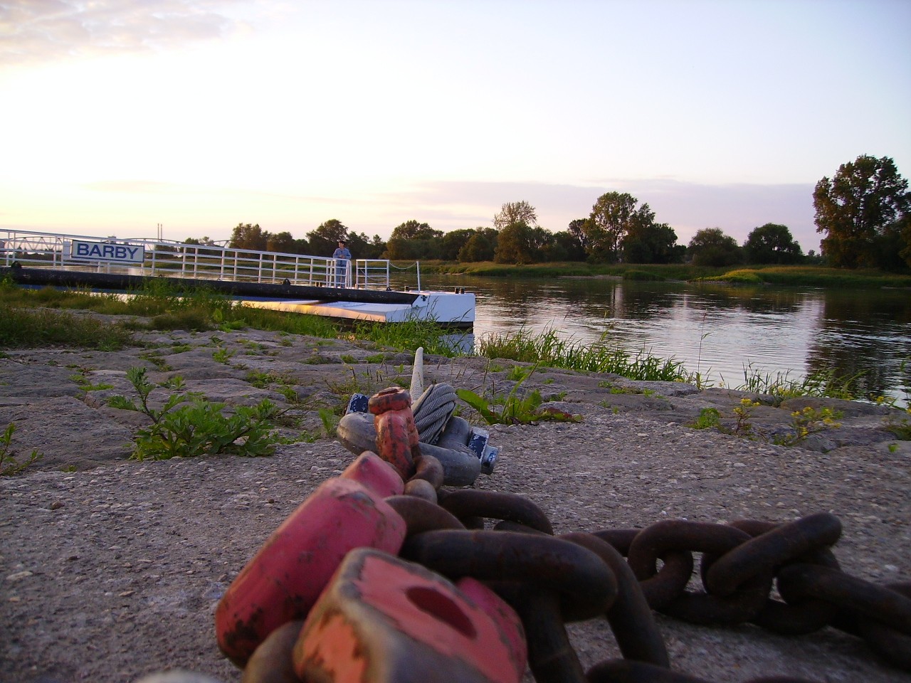 Elbe am Abend