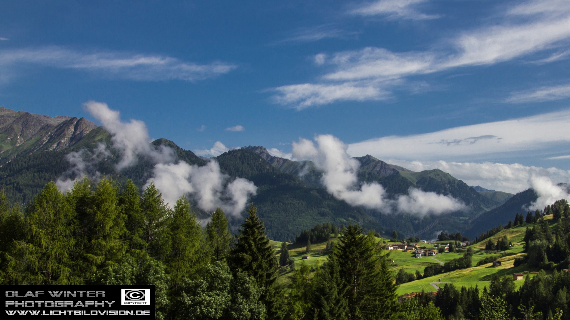 Landschaft  in Östereich (Tirol) Fiss-Serfaus-Ladis 07/2017