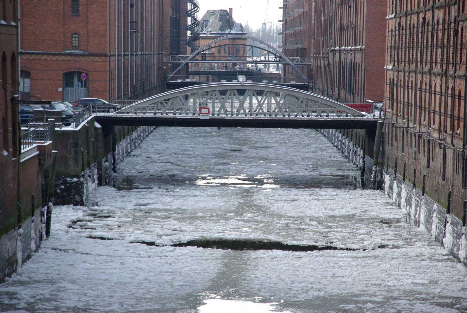 Winterliche Speicherstadt